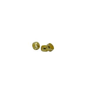 4TRADE 8mm Brass Olives (Pack of 10)