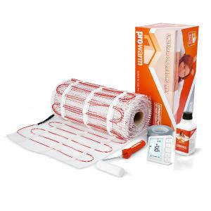 Prowarm Electric Ufh Mat 2.5m2 Kit (Digital Thermostat White)