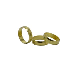 4TRADE 28mm Brass Olives (Pack of 10)