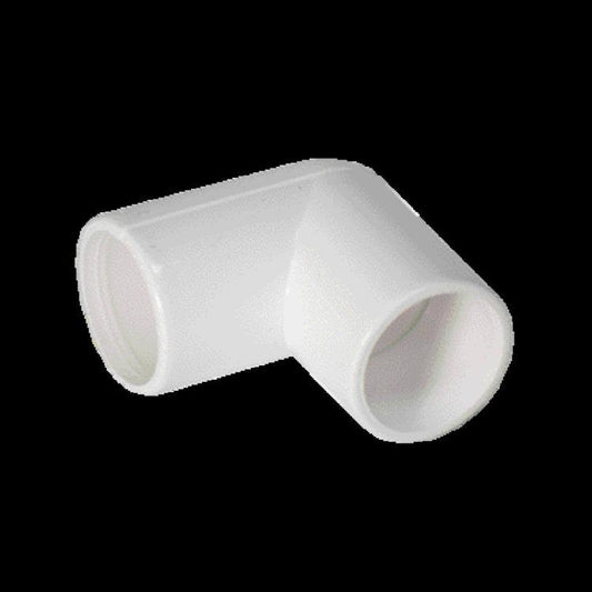 Floplast 21.5mm Overflow System 90 Bend  White Pack of 5 OS11W