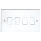 Deta Vimark 10A 4 Gang 2 Way Light Switch - V1244