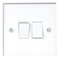 Deta Vimark 2 Gang 2 Way Light Switch - V1204