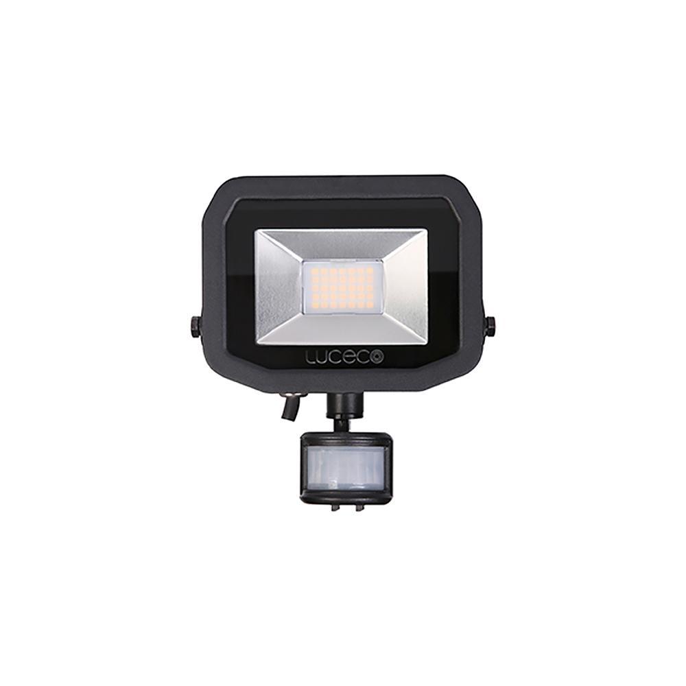 Slimline Guardian 15W Warm White LED Floodlight with PIR - LFSP12B130