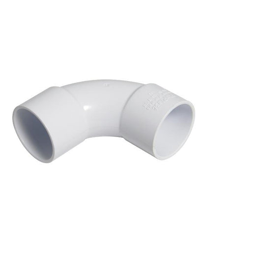 Floplast 32MM ABS bend 90 Degree White (WS14W)