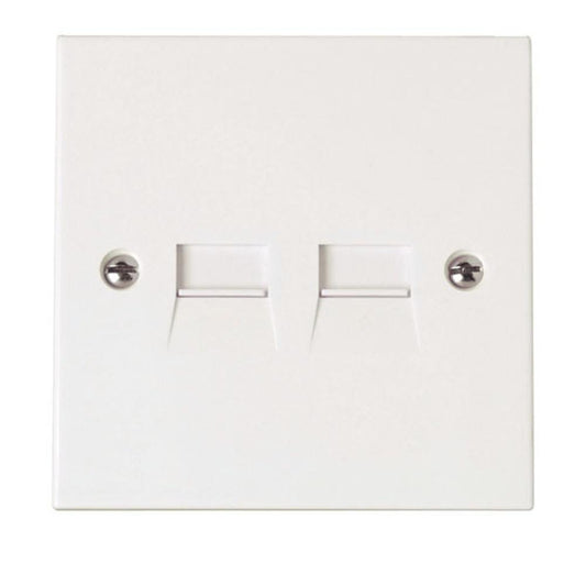 Click Polar Twin Telephone Outlet - Secondary - Urea