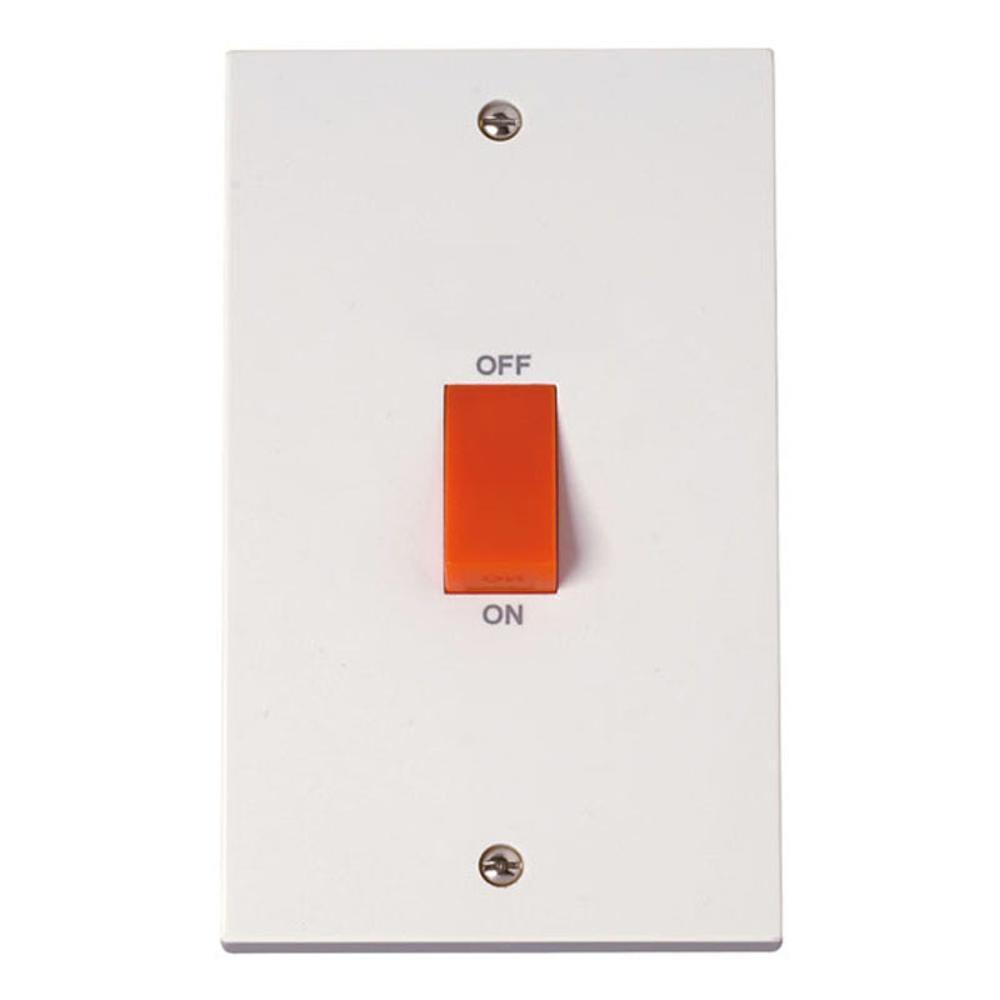 Click Polar 45A 2 Gang Dp Switch